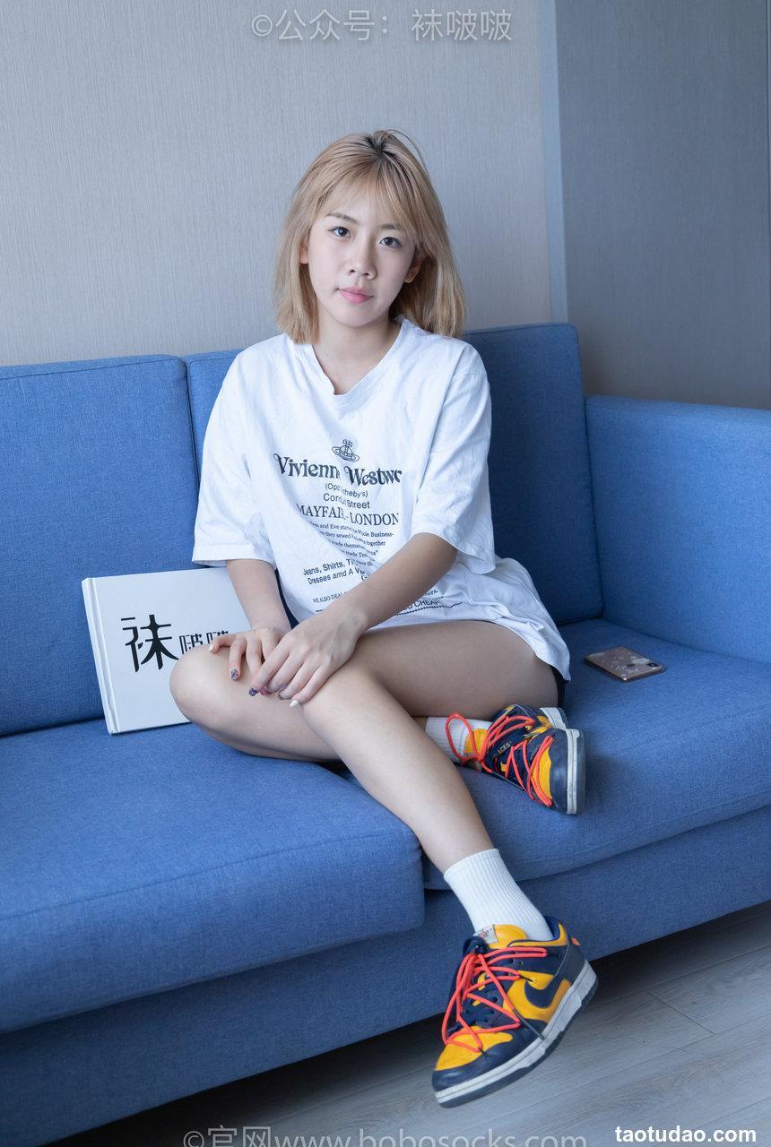 [BoBoSocks袜啵啵]NO.009 果冻-耐克板鞋、白棉袜、裸足[130P+1V／5.84GB]