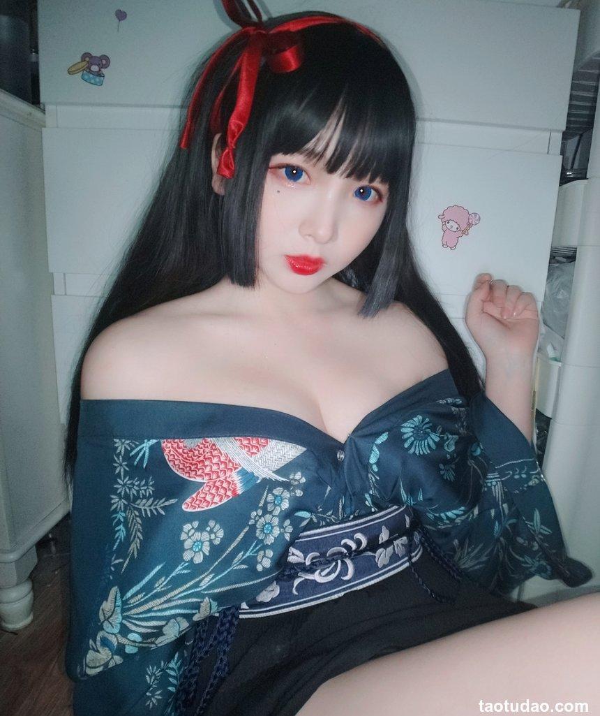 二次元美女古川kagura - 浴衣 [42P4V-240MB]