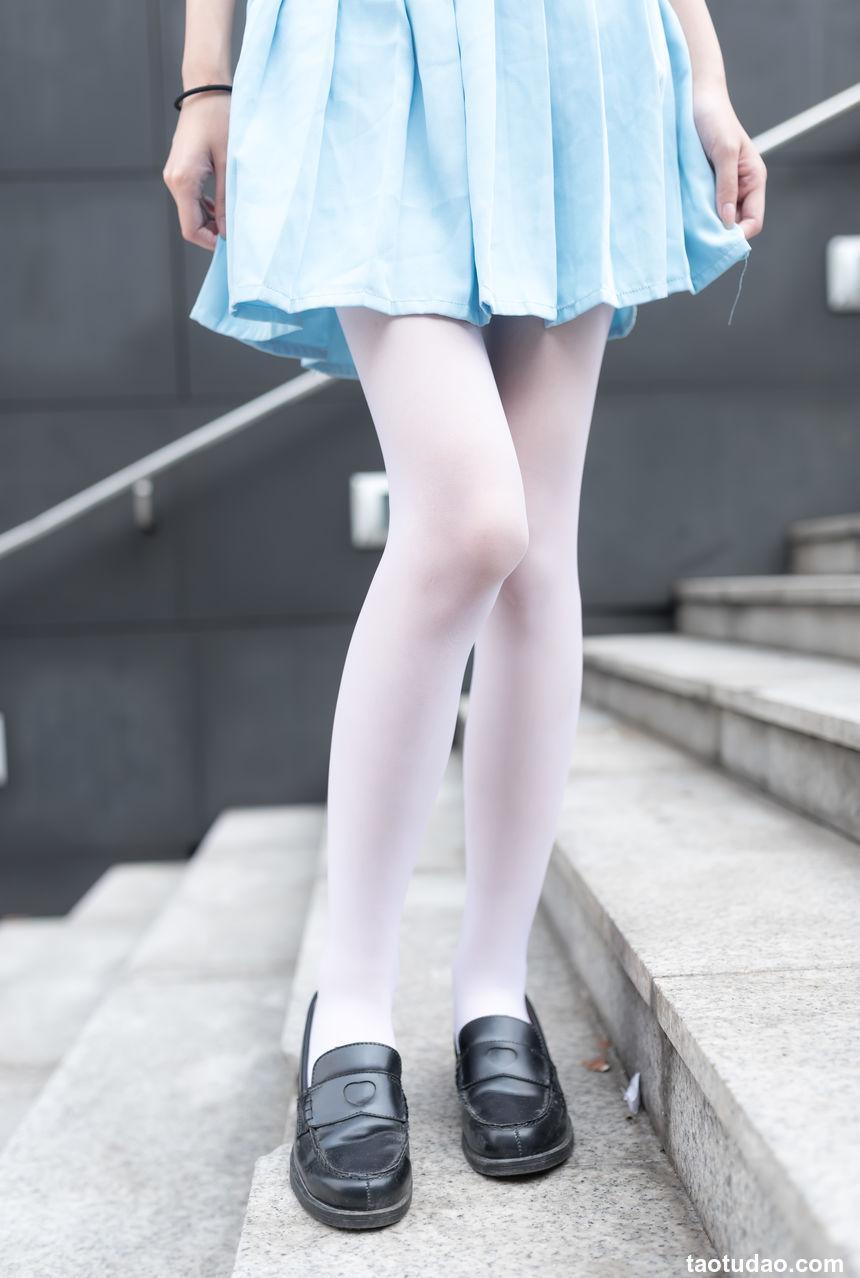 风之领域写真 NO.028 蓝色梦幻白丝 [50P/182M]