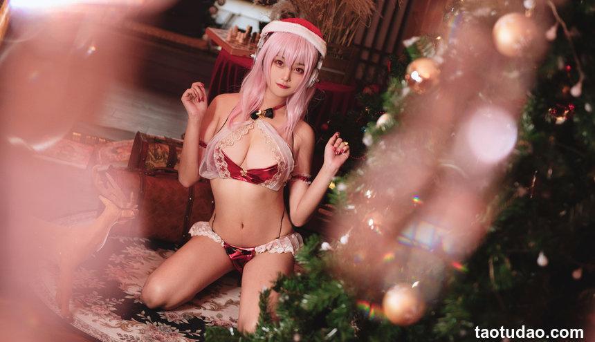 蜜汁猫裘 NO.018 圣诞索尼子 [10P-62.8MB]