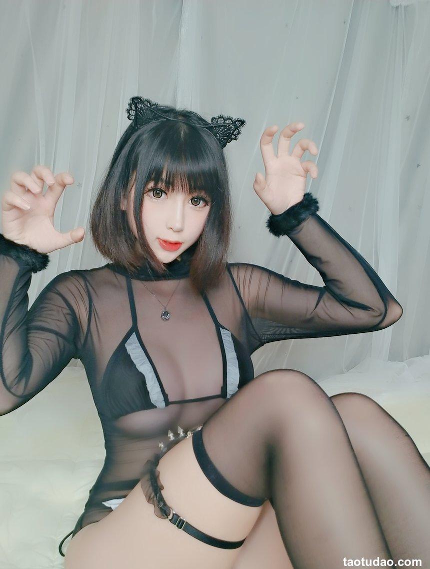 黑米粥 NO.005 – 黑猫 [40P+1V-117M]