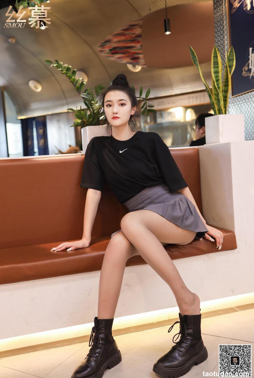 丝慕写真 SM332 紫宁《靴控体验》