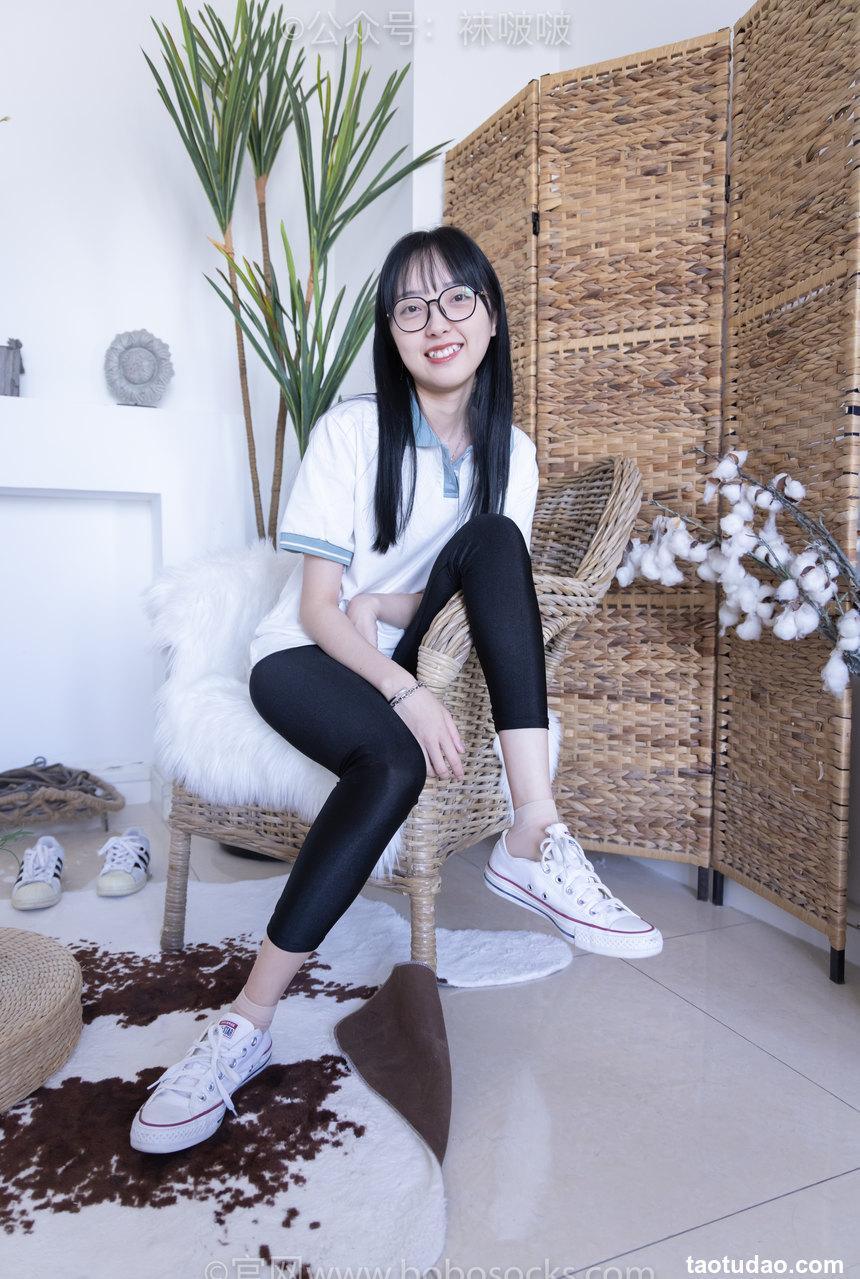 [BoBoSocks袜啵啵]NO.044 稚予-贝壳头、匡威帆布鞋、短肉丝[154P+1V／5.39GB]