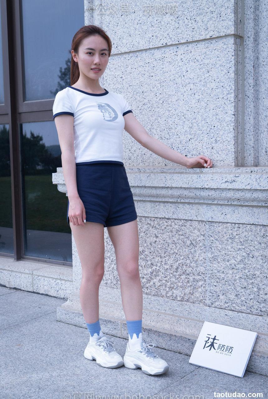 [BoBoSocks袜啵啵]NO.028 小米-运动鞋、白棉袜、裸足[133P+1V／6.50GB]