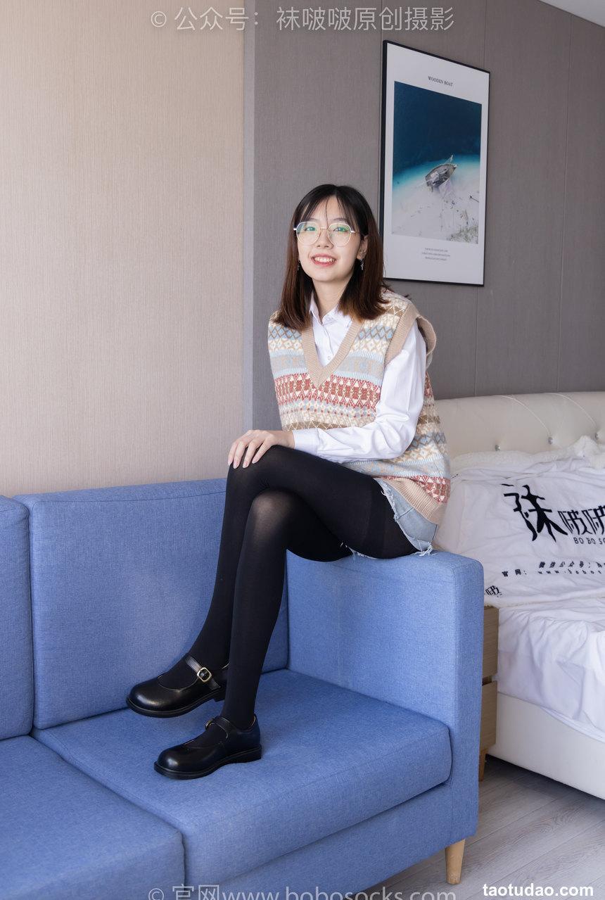 [BoBoSocks袜啵啵]NO.169 小甜豆-黑皮鞋、厚黑丝、厚肉丝[145P+1V／6.16GB]