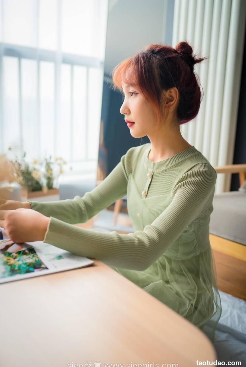 [SIEE丝意]NO.473 绿色莲衣裙 厚肉丝[70P／185MB]