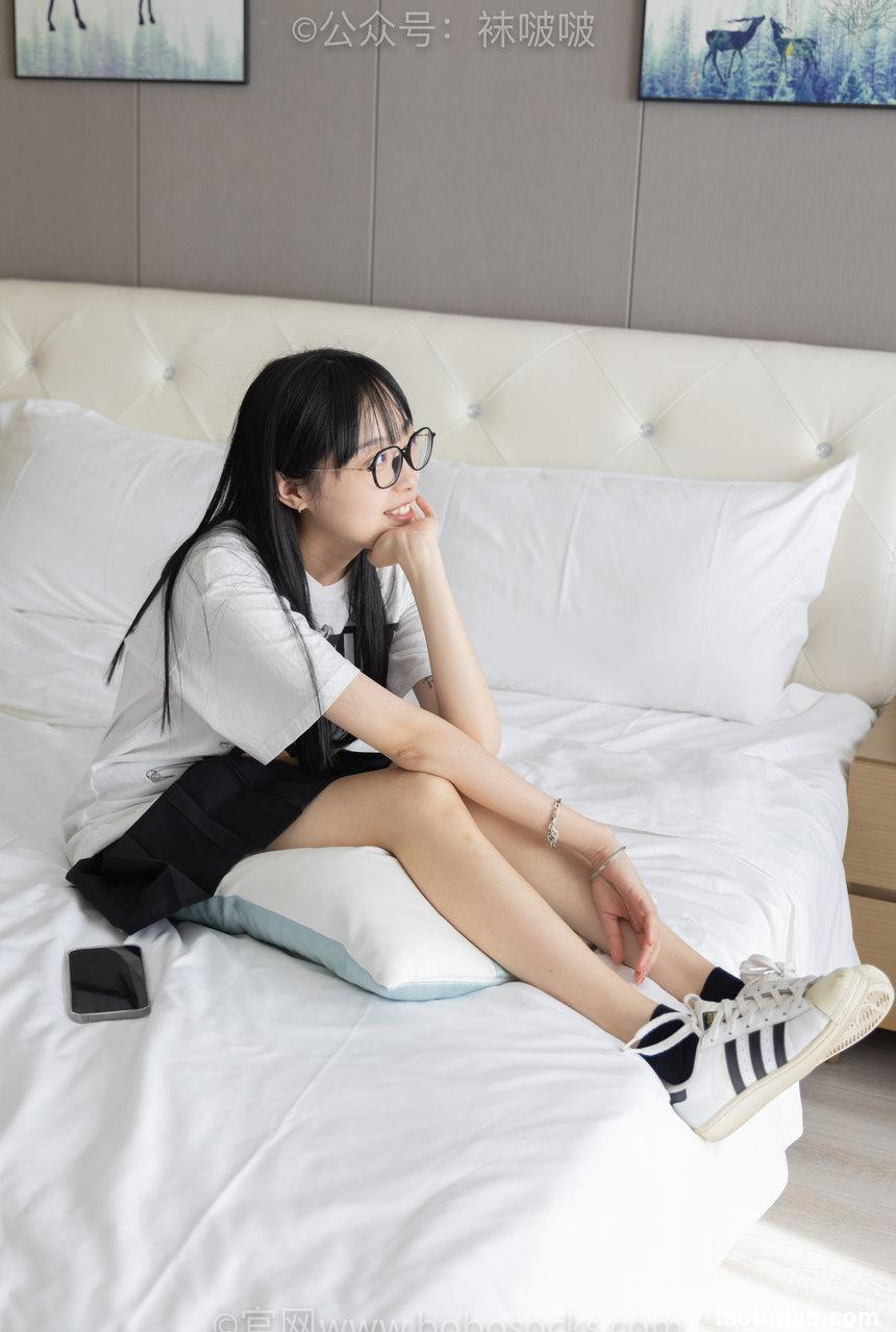 [BoBoSocks袜啵啵]NO.033 稚予-贝壳头、天鹅绒黑袜、天鹅绒白袜[154P+1V／6.06GB]