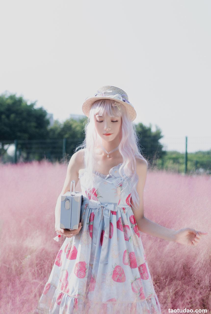 西瓜少女 NO.002 – 粉草户外[20P+199M]