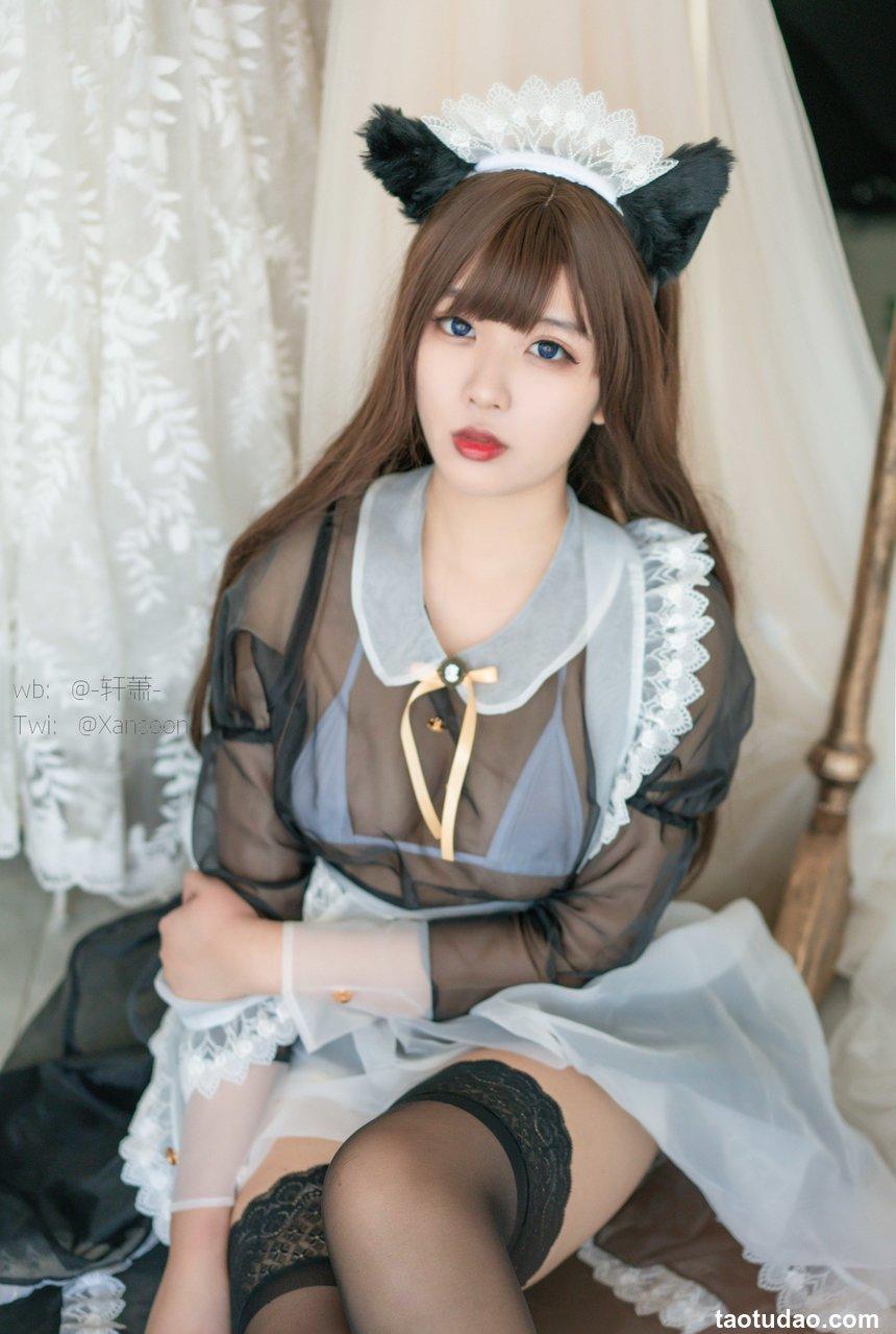 轩萧学姐 - NO.10 透明女仆 [28P-44MB]