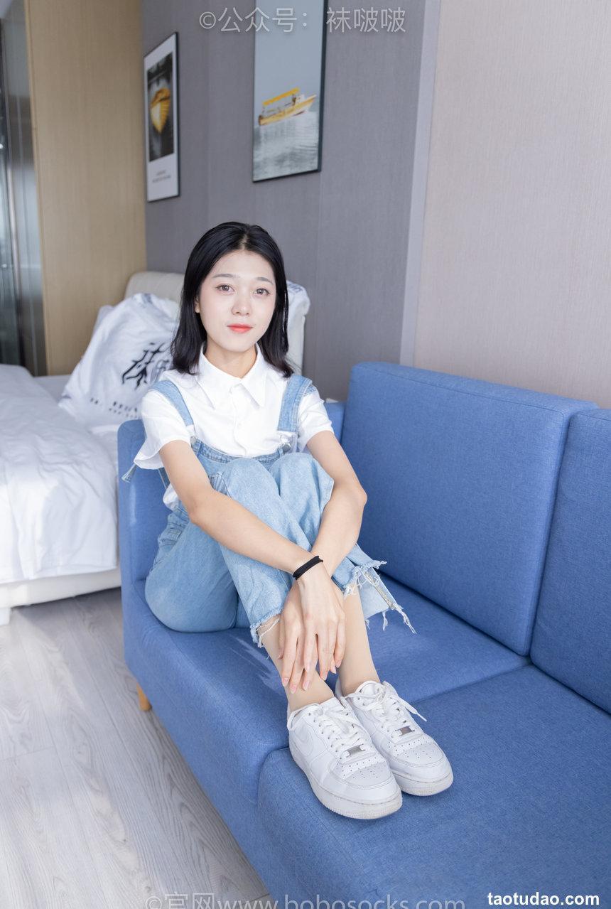 [BoBoSocks袜啵啵]NO.034 瑶瑶-空军一号板鞋、特旧厚肉丝[131P+1V／4.14GB]