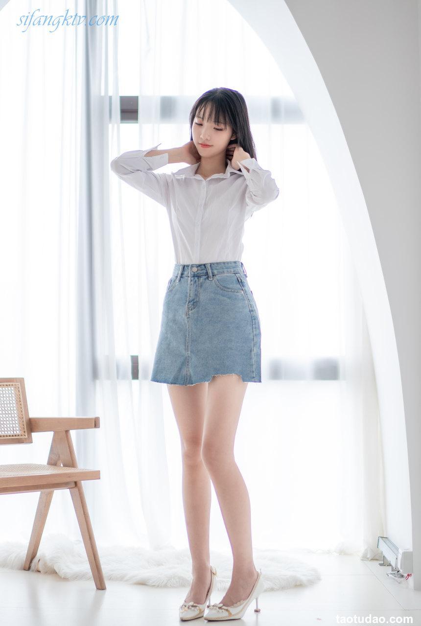 西呱呀呀呀 NO.009 — 牛仔裙 [76P+1V-512M]