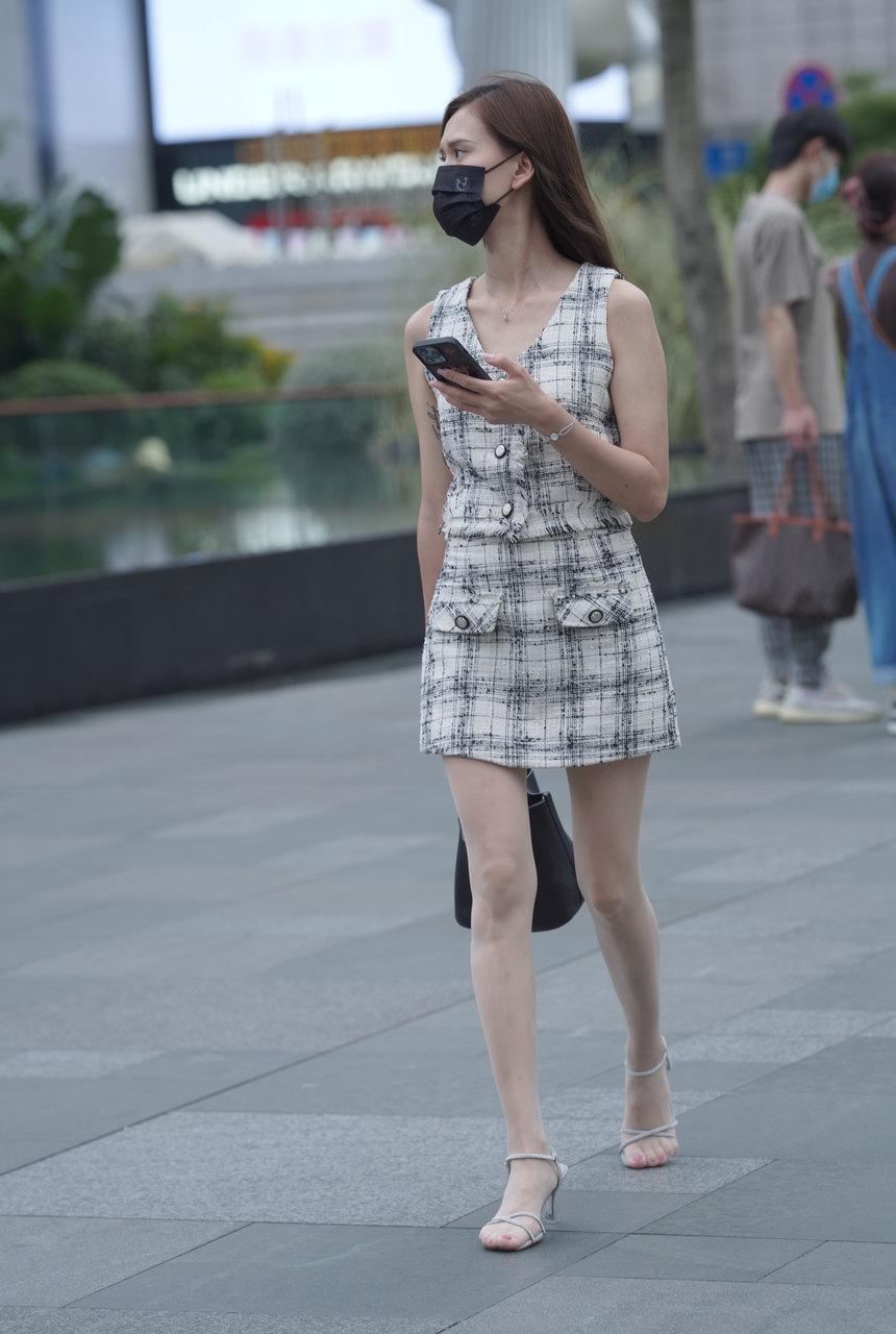 都市丽人港味格子套装小姐姐【168P-1.91G】