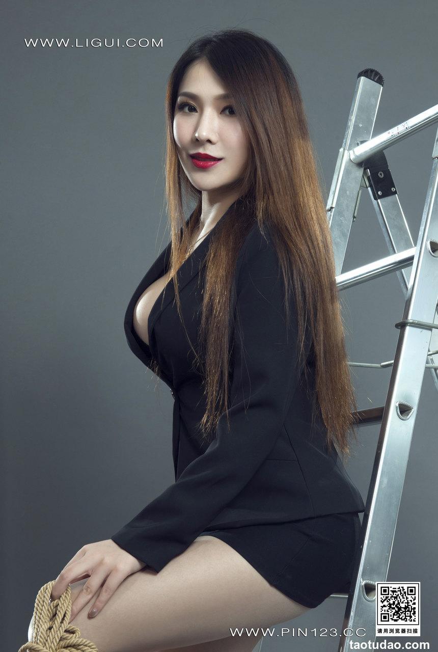 [Ligui丽柜] 2022.06.09 《紧缚职女》文静 [59+1P-66M]