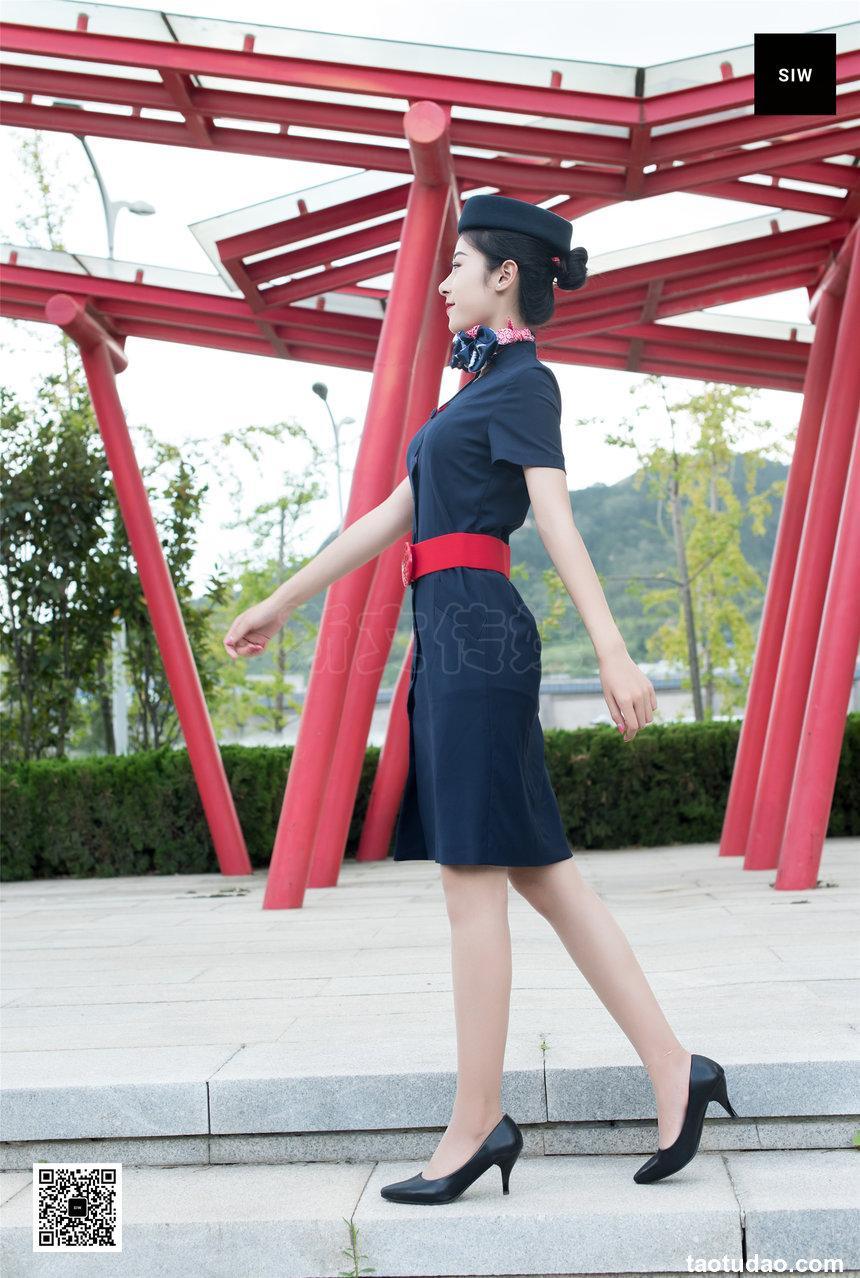 SIW斯文传媒 002 空姐制服东航空乘制服 - 龙哥 [62P-224M]