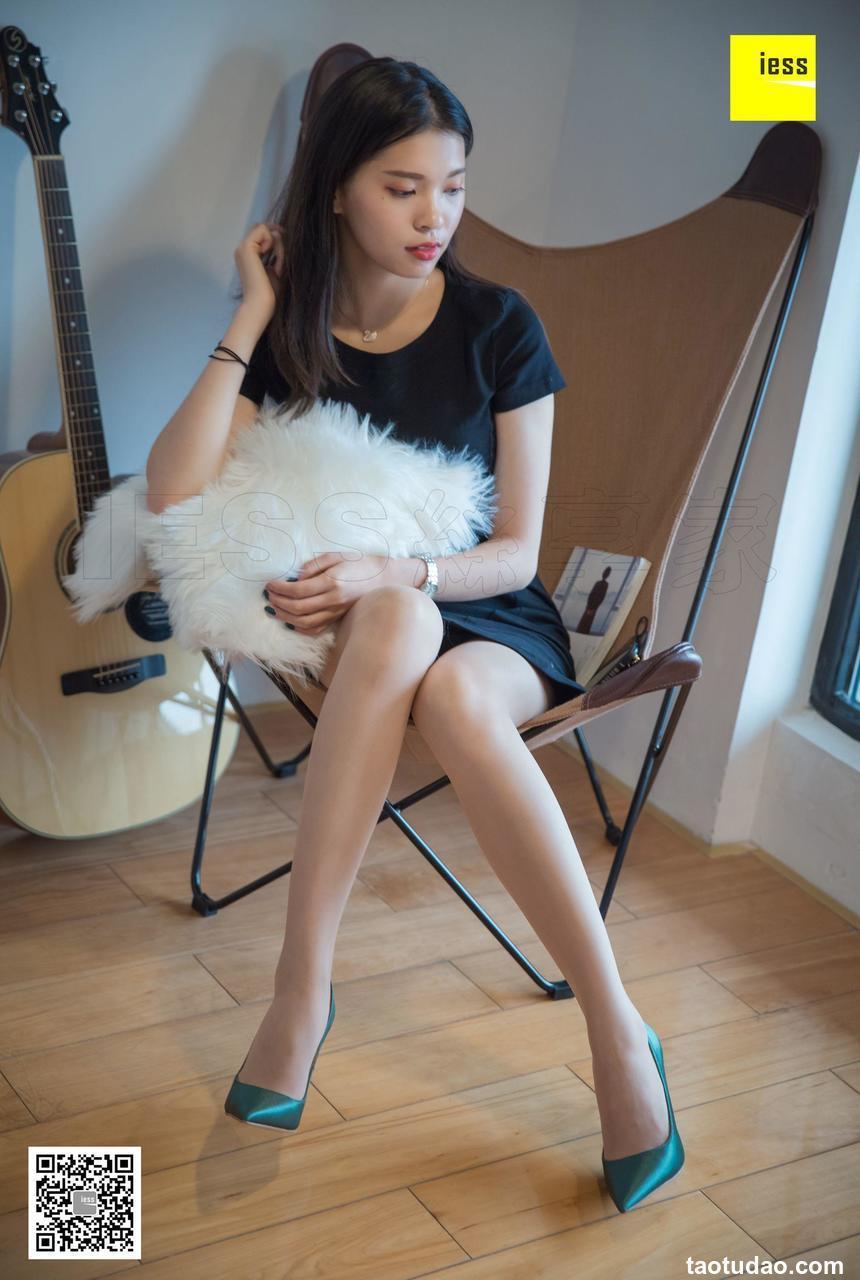 [IESS异思趣向] 2018.12.13 丝享家380：七七 - 七七的绿色高跟鞋 [90P/27M]