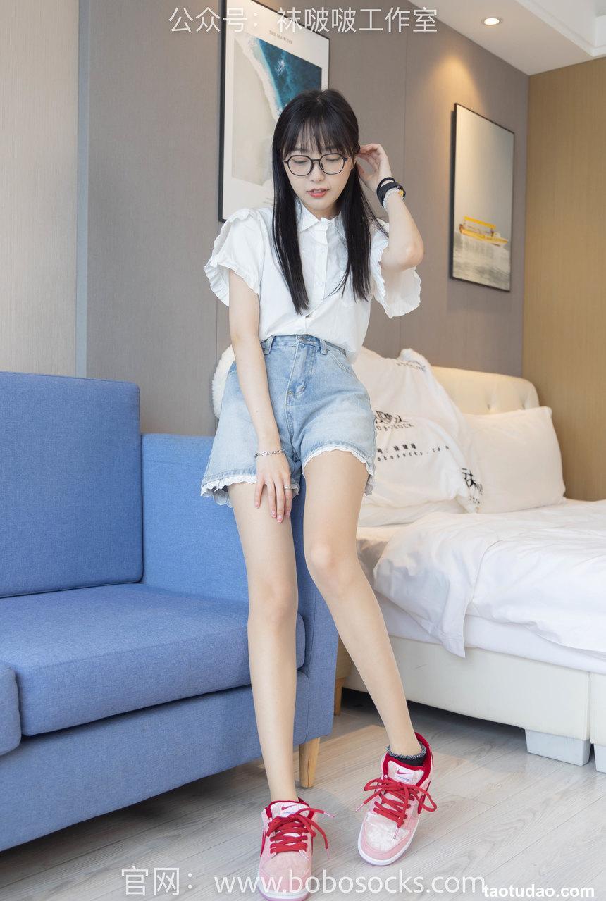 [BoBoSocks袜啵啵]NO.097 稚予-板鞋、玻璃丝短袜、肉丝[140P+1V／3.65GB]