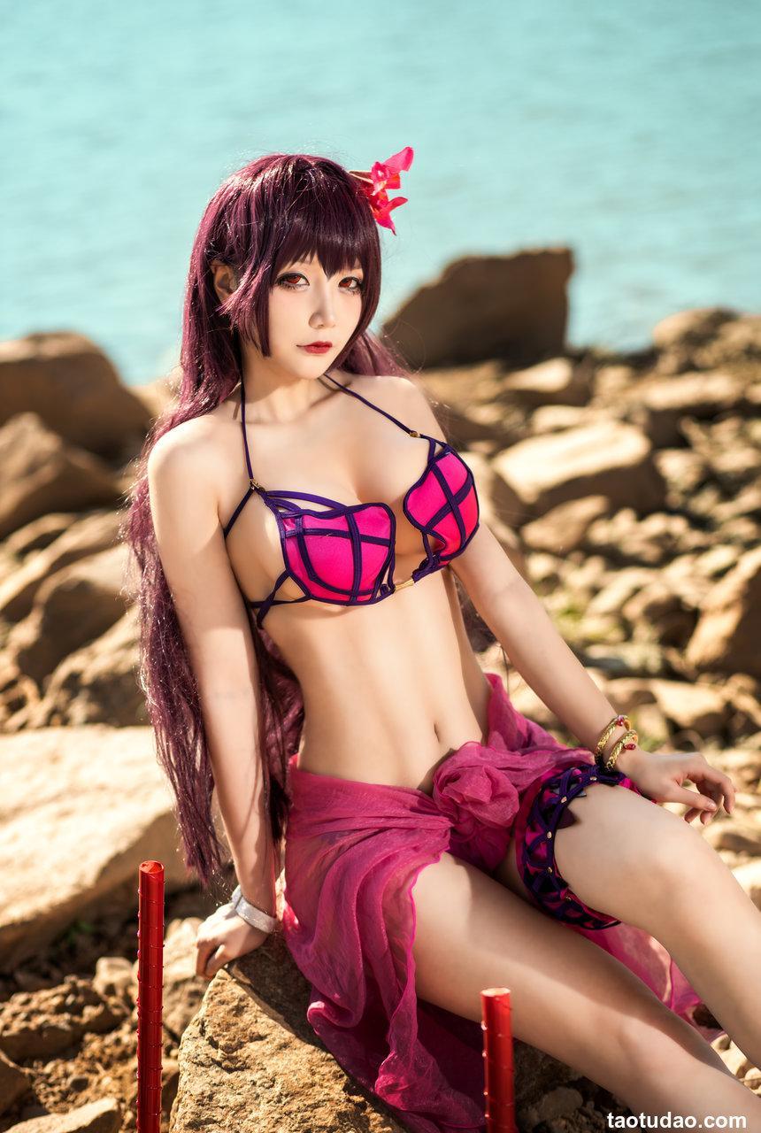 COS妹子仙九Airi NO.003 - 斯卡哈水着[15P／152MB]