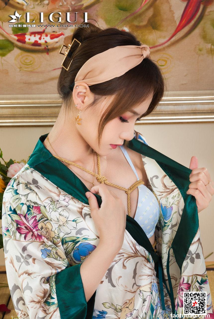 [Ligui丽柜] 2021.09.10 《龟缚花蕊》心心 [72+1P-154M]