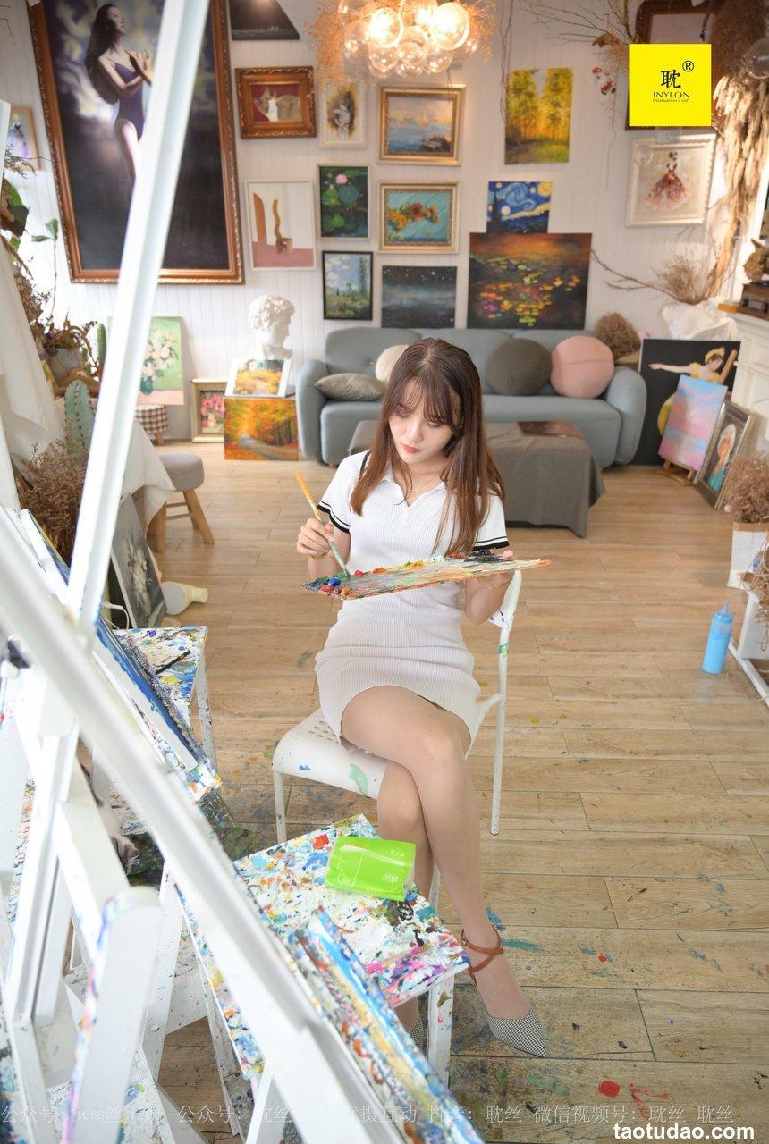 [IESS异思趣向]027 耽丝 第N种幻想之《两位插班生的画室风波》① 婉萍[78P／175MB]