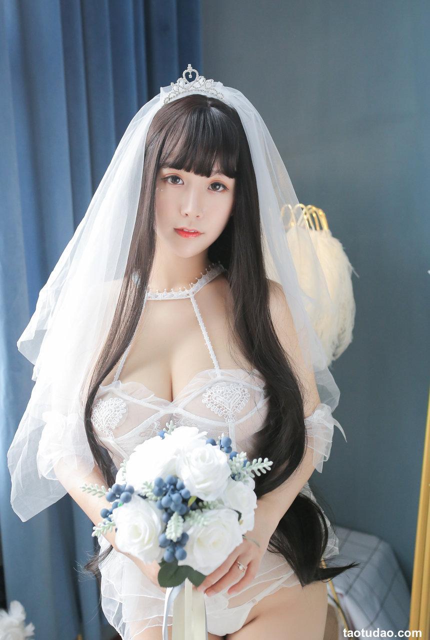 巨乳猫九酱Sakura - 长发婚纱 [76P+1V-654MB]