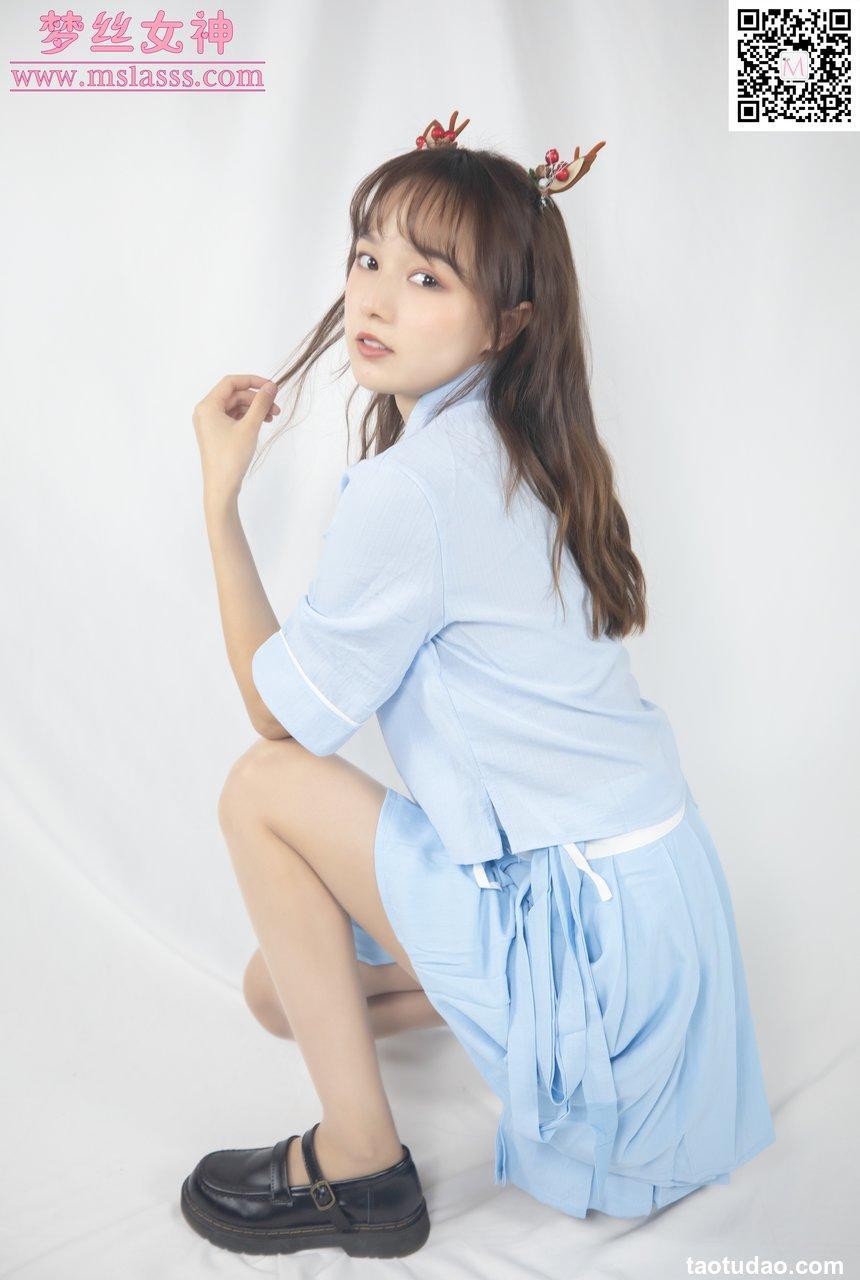 [MSLASS梦丝女神] 2020.01.01 NO.081 《玥玥 蓝色仙女古装》[72+1P501M]