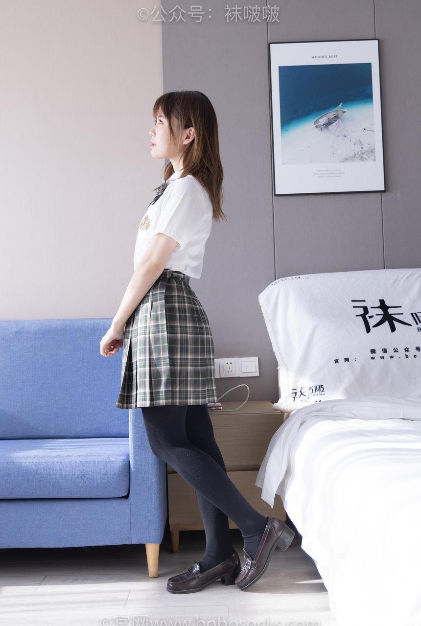 [BoBoSocks袜啵啵]NO.056 朵朵-JK制服、皮鞋、厚黑丝[135P+1V／6.43GB]