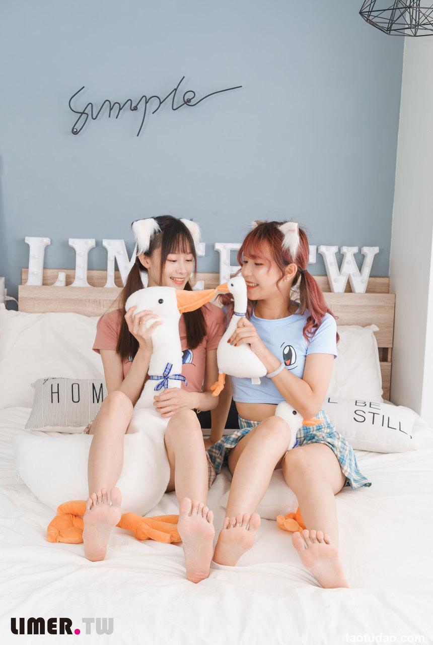 Limerence原创 NO.015 乐朵+小艾-裸足[158P+1V／3.18GB]