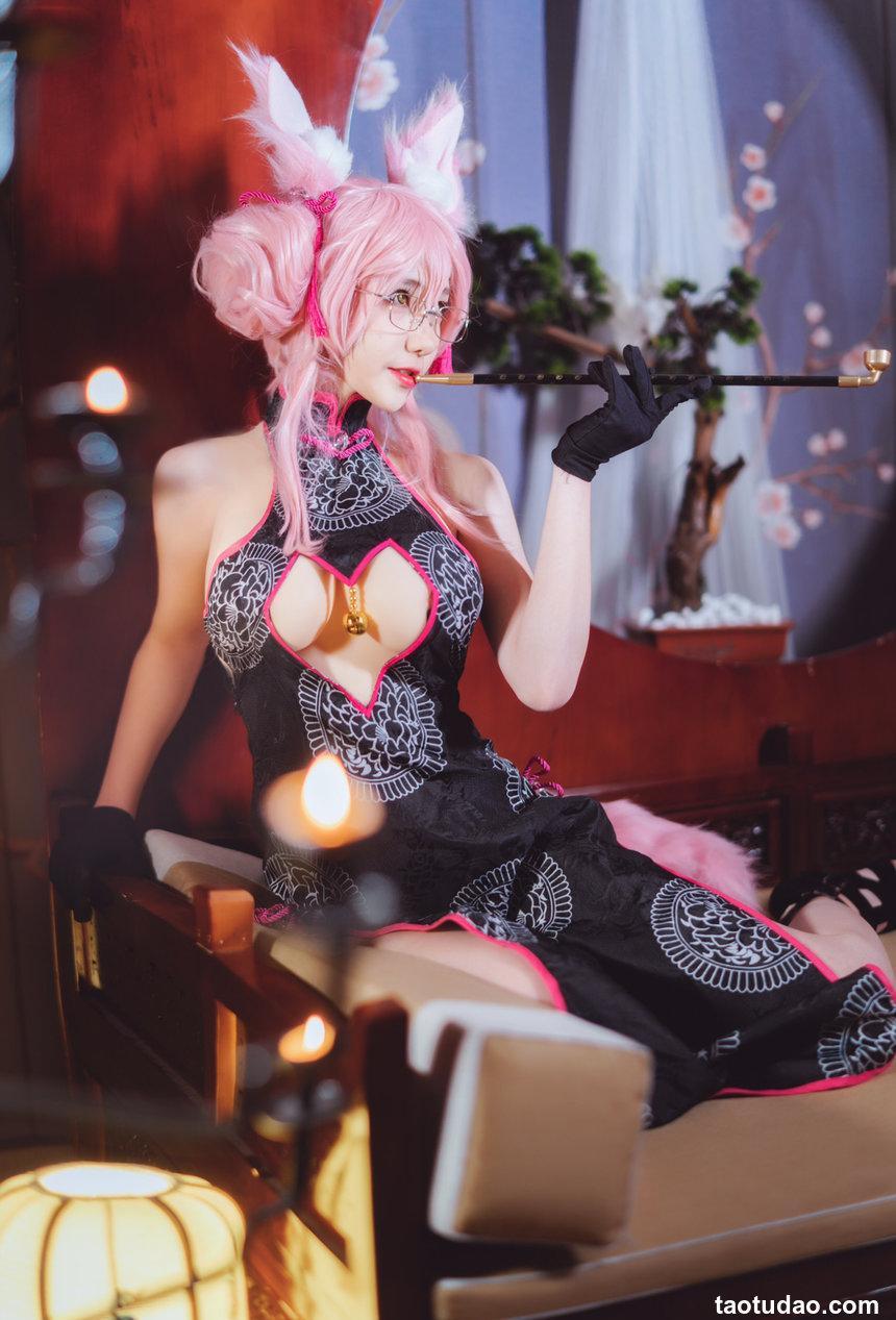 南桃Momoko NO.23 玉藻前旗袍 [16P-87MB]