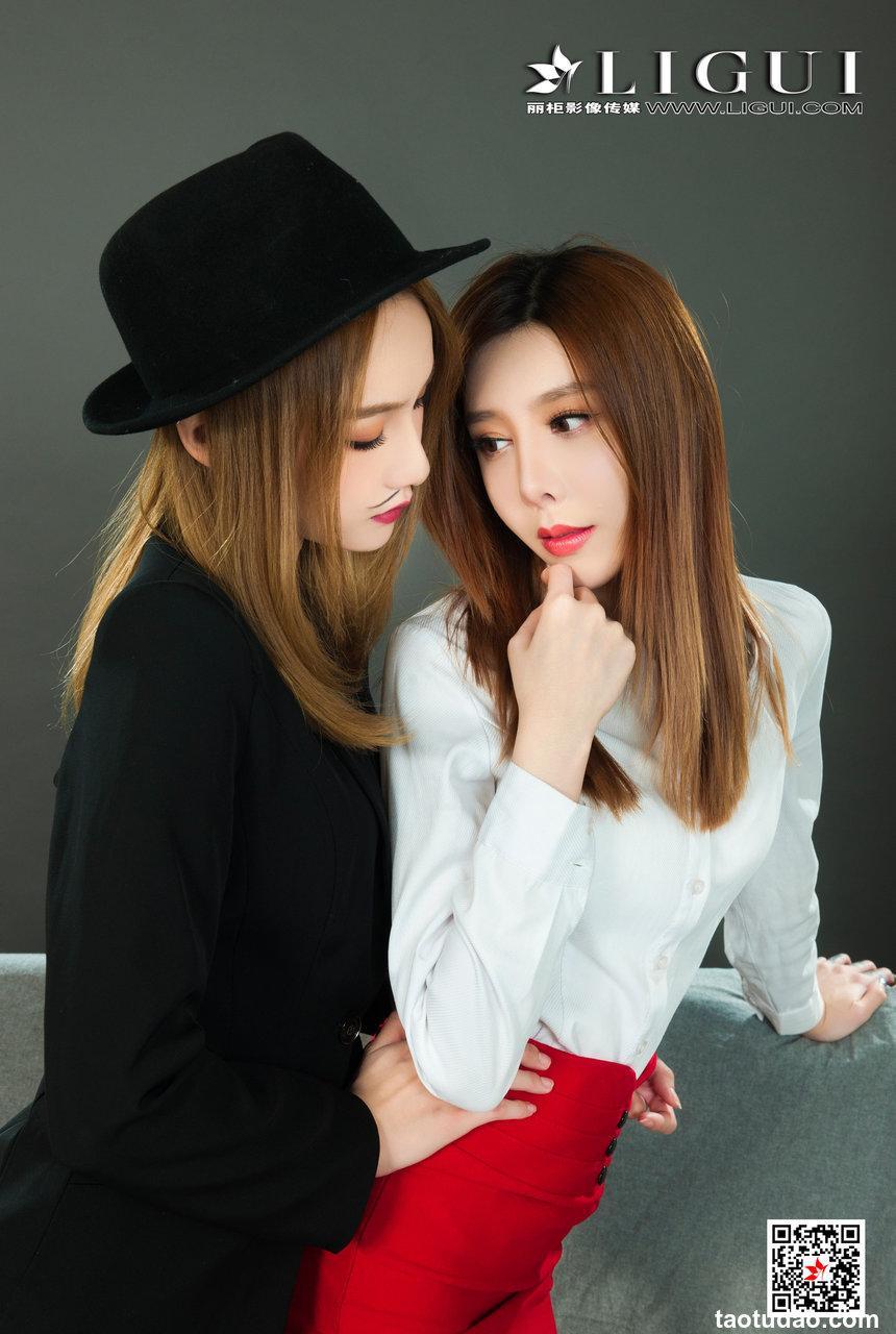 [Ligui丽柜] 2021.05.03 《双生花-双丝百合》兔子&蕊蕊 [83+1P/115M]