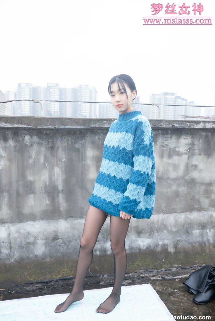 [MSLASS梦丝女神] 2021.11.06 《凌凌 靴下黑丝BY肉丝》 [70+1P-354M]