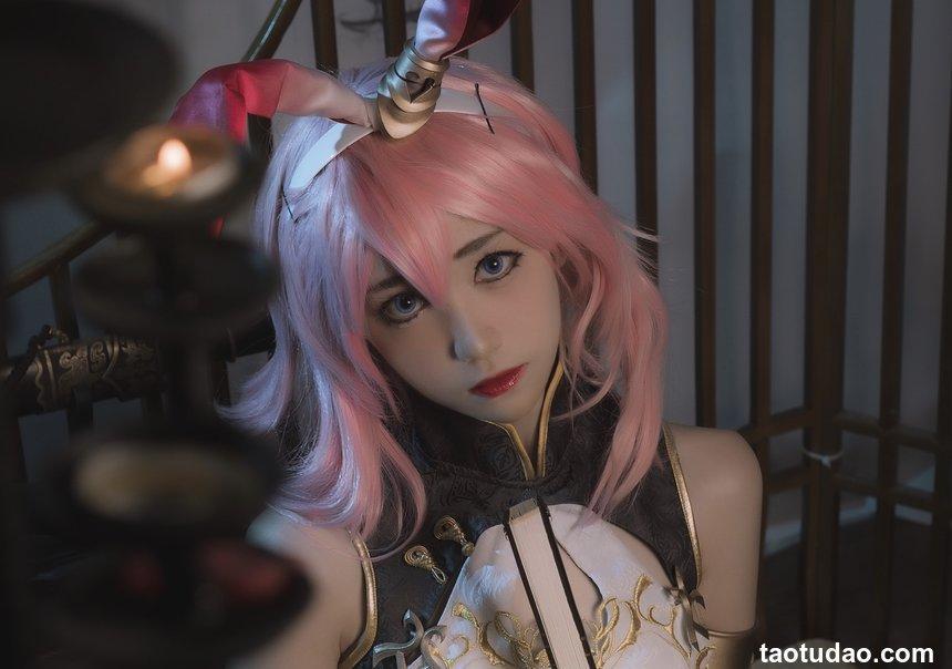 南桃Momoko NO.63 八重樱旗袍 [17P-18MB]