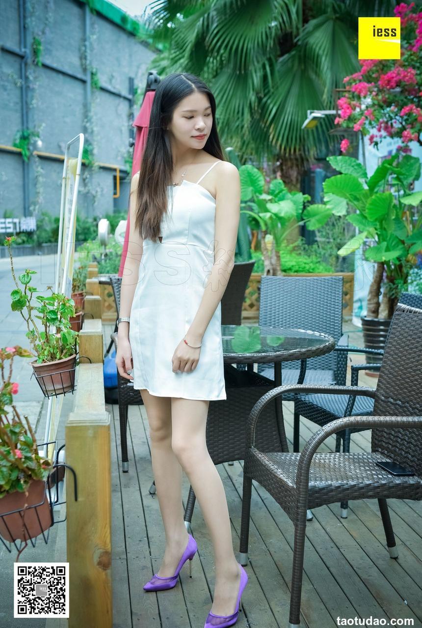 [IESS异思趣向] 2018.10.01 丝享家327：《透视趾缝媚紫高跟》七七 [90P/43.2M]