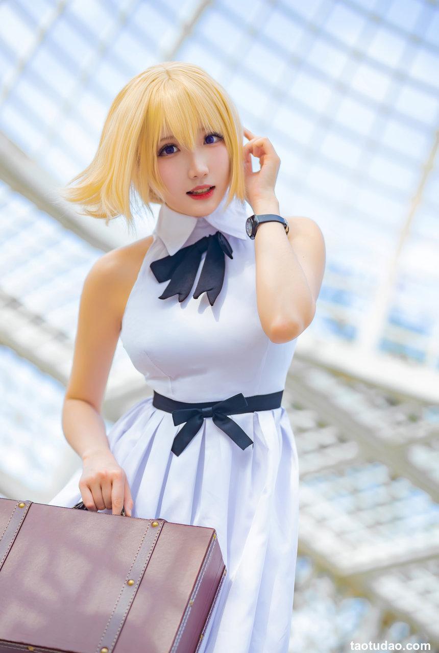 瓜希酱 NO.021 贞德三周年白裙德 [20P-80MB]