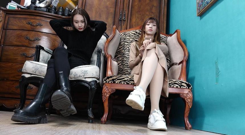 [A&F]丝足视频 076-小影&婷婷展示性感脚丫 [1V-3.01G]