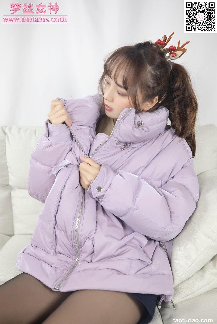 [MSLASS梦丝女神] 2020.01.05 玥玥《黑色迷人》[57P+1V-852MB]