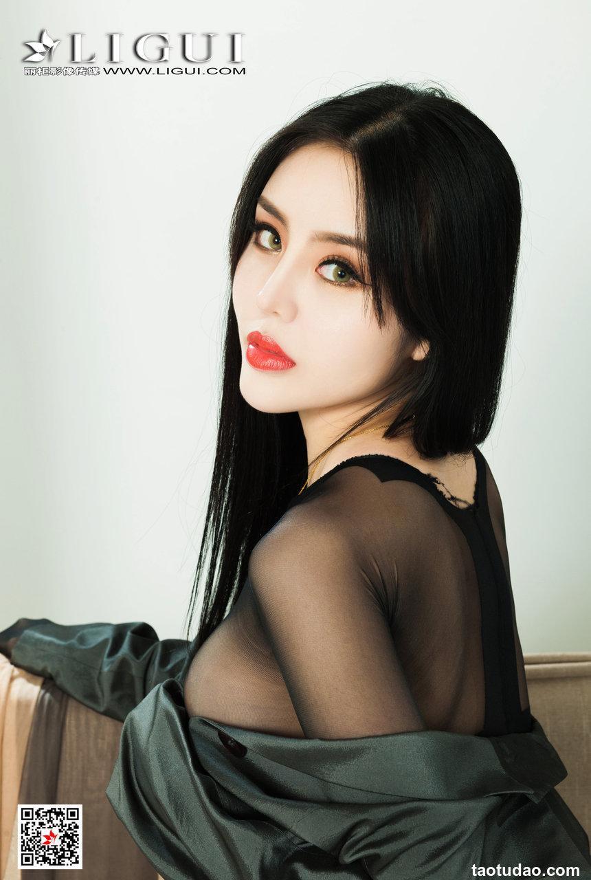 [Ligui丽柜] 2021.05.12 《黑丝魅惑》凉儿 [65+1P/98M]