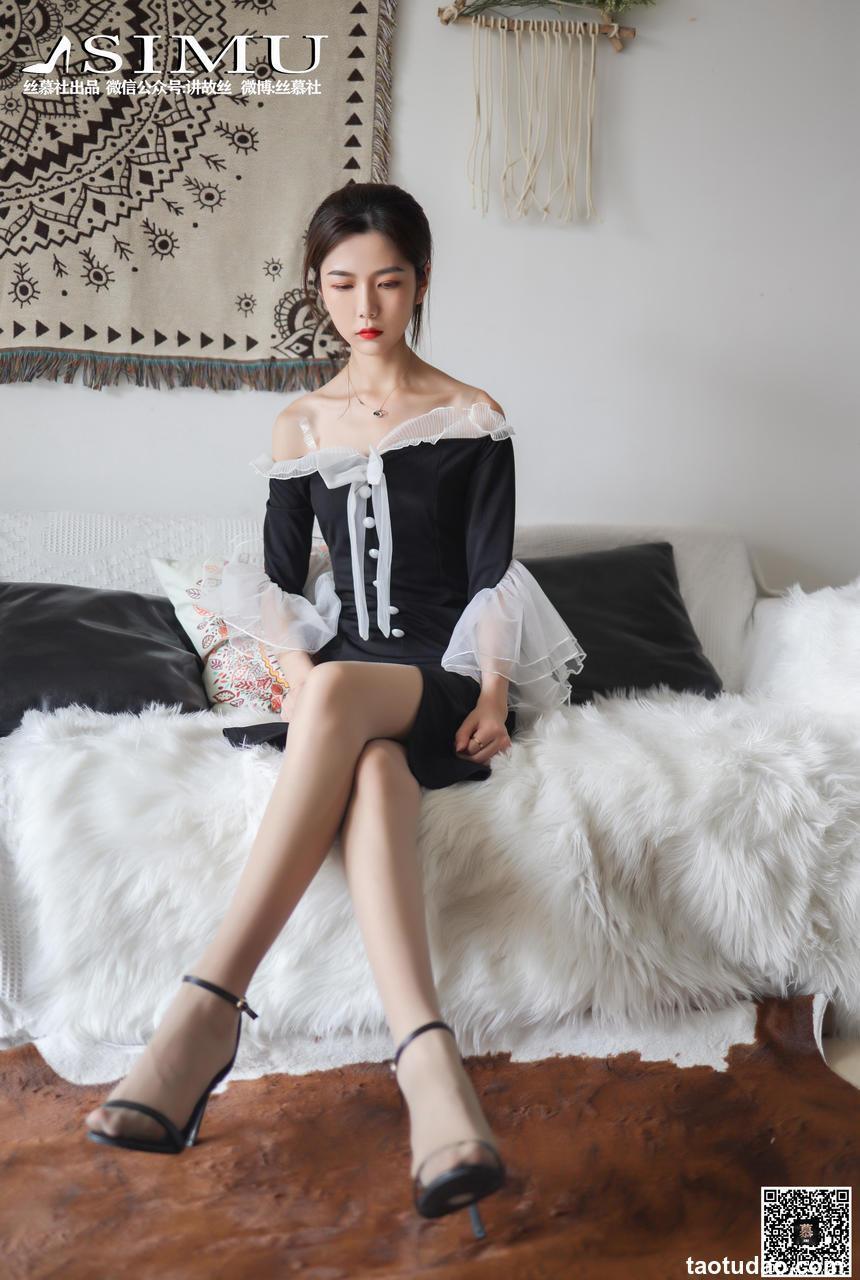 丝慕写真 特写集 TX023《新模的灰丝特写》