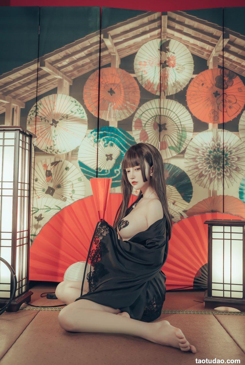 过期米线线喵 – 和风泳衣