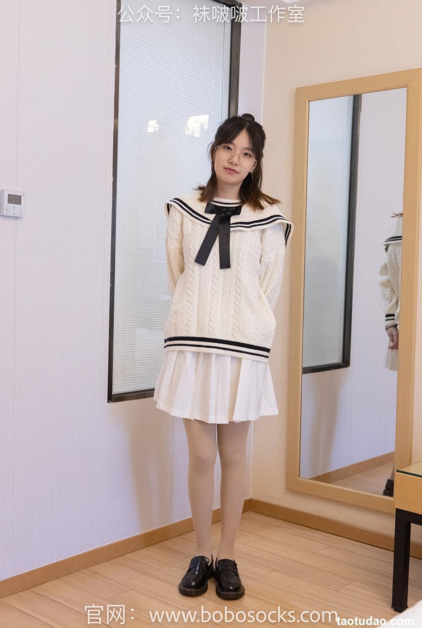 [BoBoSocks袜啵啵]NO.117 小甜豆-黑皮鞋、厚肉丝[135P+1V／6.25GB]