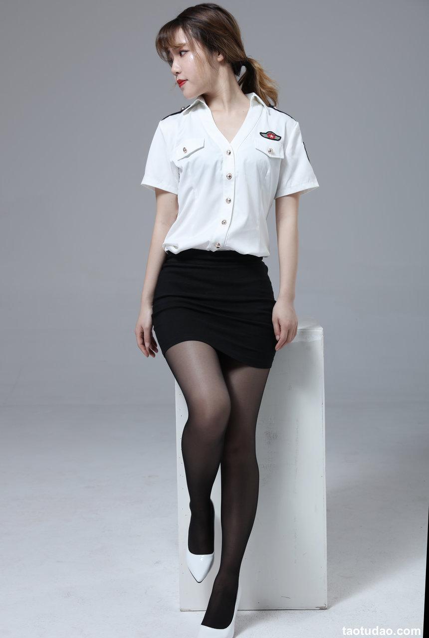 奈丝写真 NO.115 制服黑丝-高高 [35P+375M]