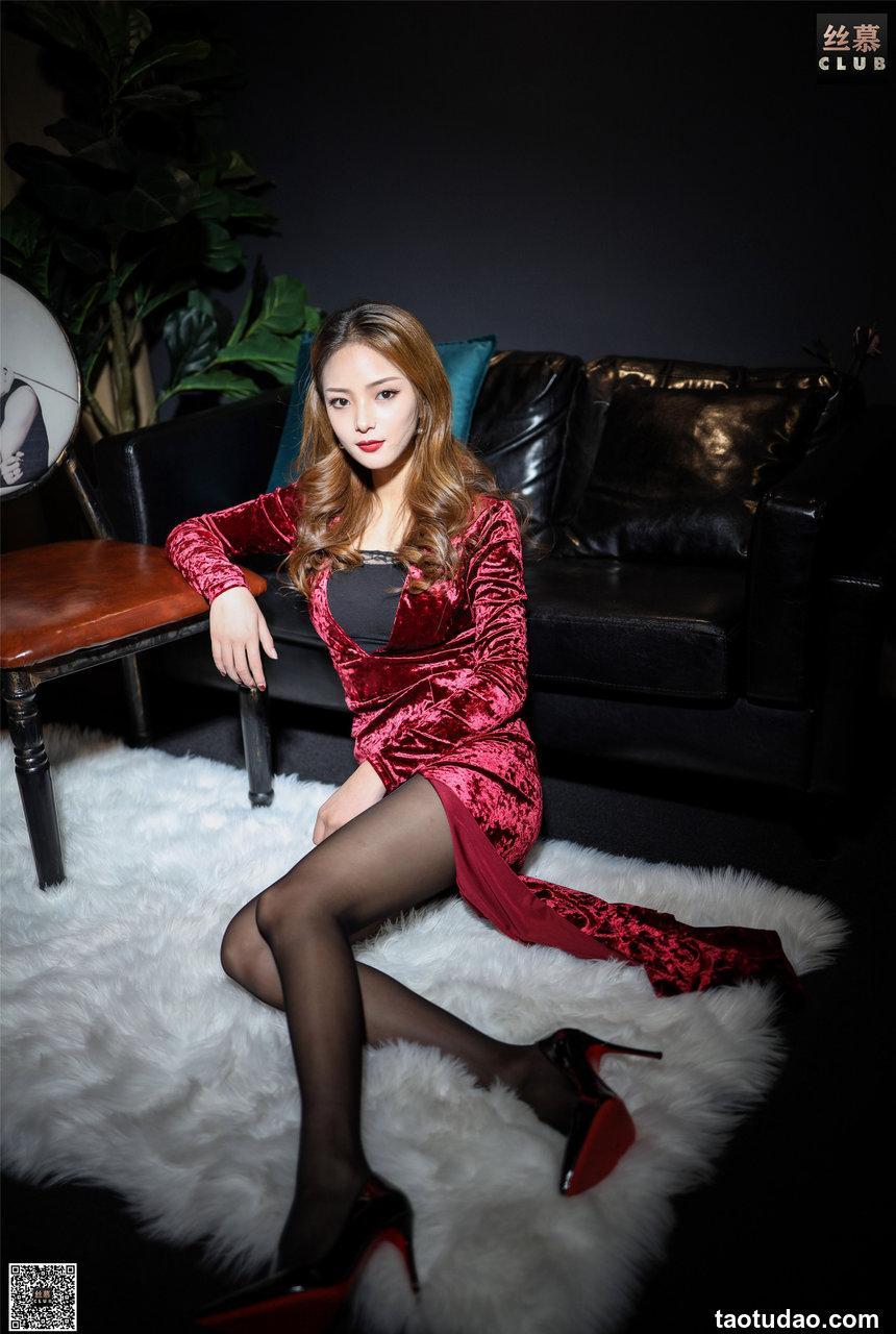 丝慕写真 2020.01.07 SM164 MIYA《黑丝俏女郎》