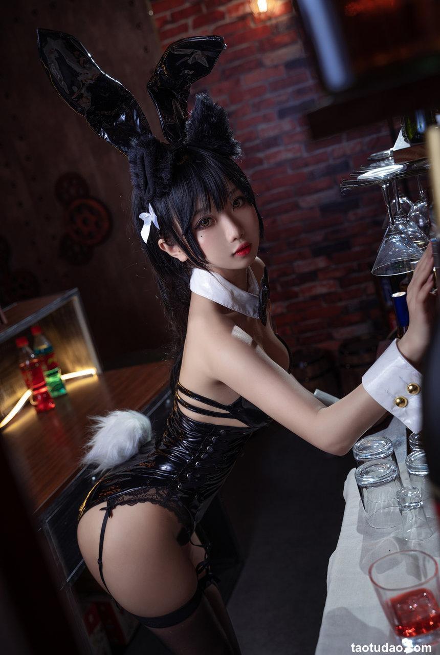 鬼畜瑶 NO.007 大狗黑色同人兔女郎 [22P-417MB]