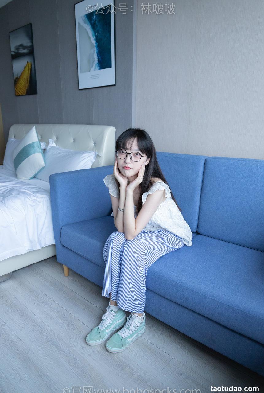 [BoBoSocks袜啵啵]NO.027 稚予- vans、白色棉袜、肉丝[136P+1V／3.35GB]