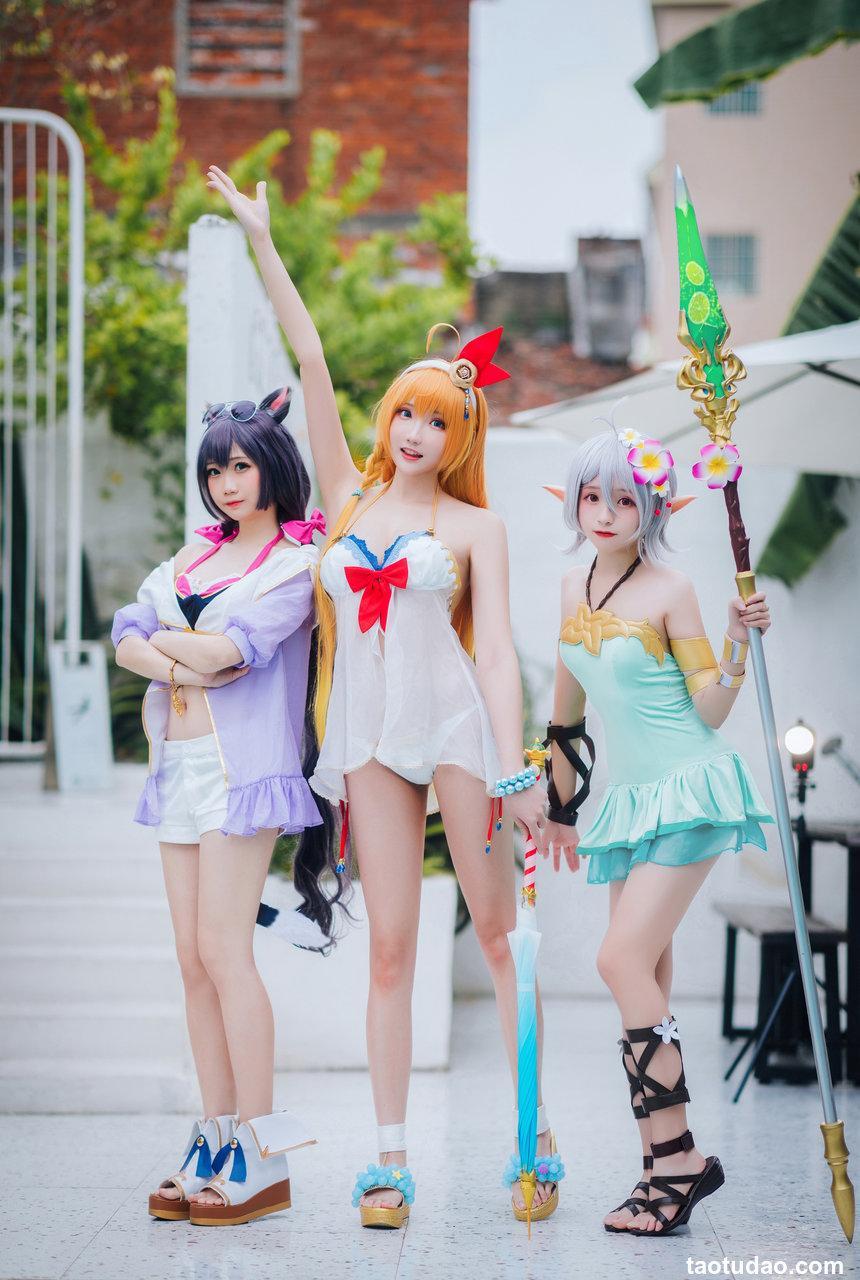 瓜希酱 - NO.33 公主连结 夏日御三家 [20P-113MB]