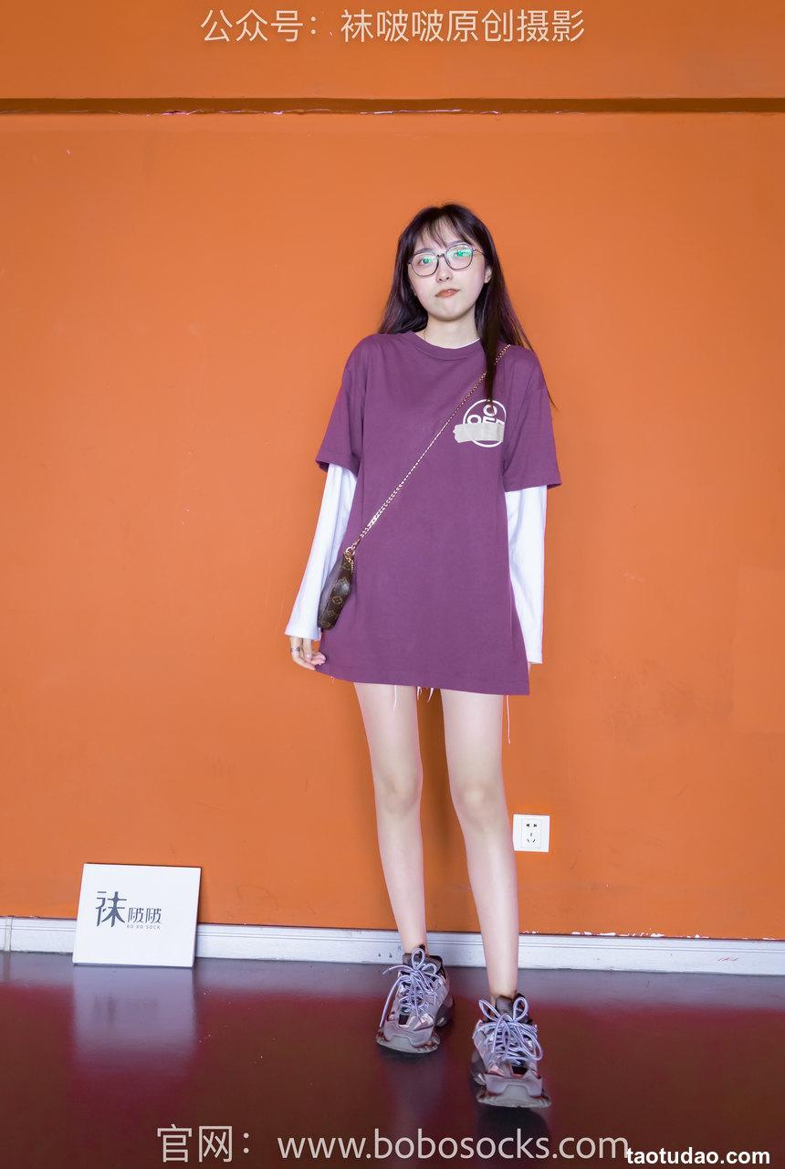 [BoBoSocks袜啵啵]积分限定作品 NO.010 稚予-巴黎世家运动鞋、白棉袜、肉丝[144P／1.64GB]