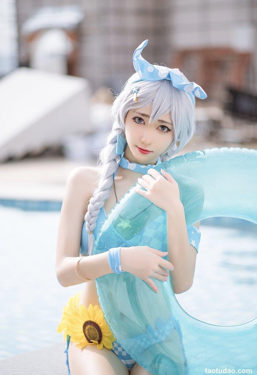 南桃Momoko NO.28 琪亚娜泳装 福利向 [15P-27MB]