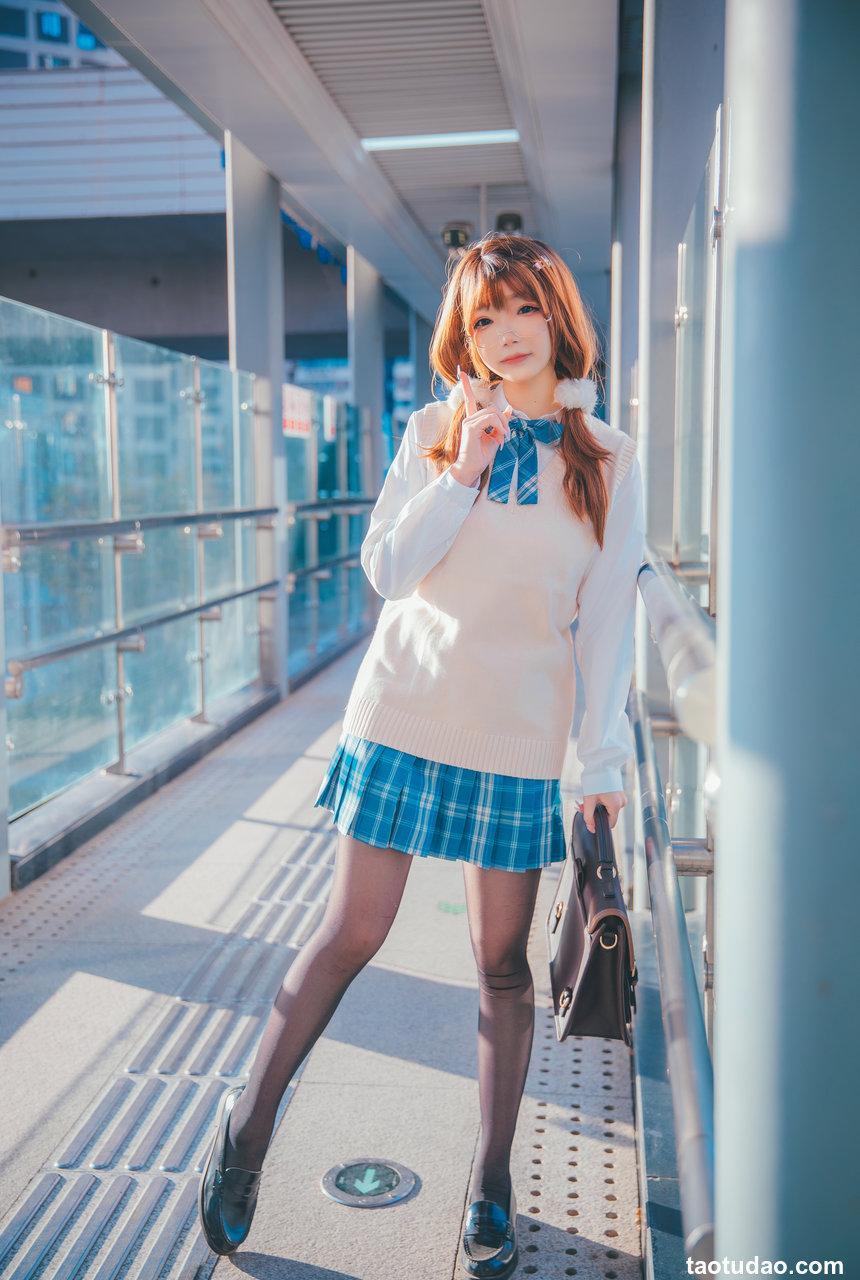 雪晴Astra (雪晴嘟嘟) Vol.036 JK夕阳 [25P-356MB]