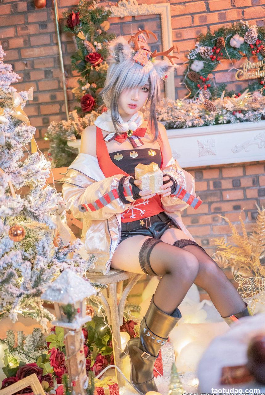 周叽是可爱兔兔 NO.035 – 圣诞黑 [18P-160M]