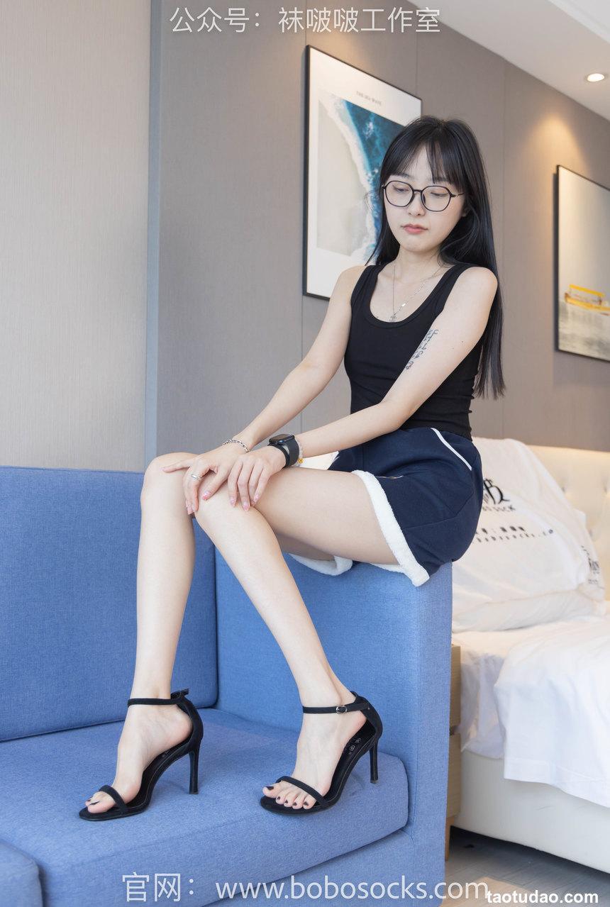 [BoBoSocks袜啵啵]NO.109 稚予-高跟鞋、裸足、裸足涂黑色指甲油剧情[140P+1V／3.67GB]
