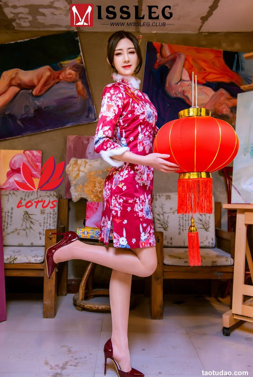 [MISSLEG蜜丝]钻石室内系列 2019.02.10 M004 院新年单人-熙熙 [60P]